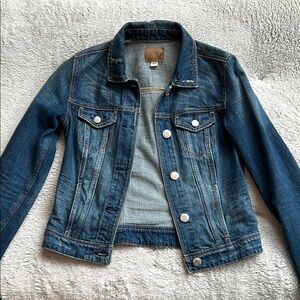Denim Jacket with Button Details